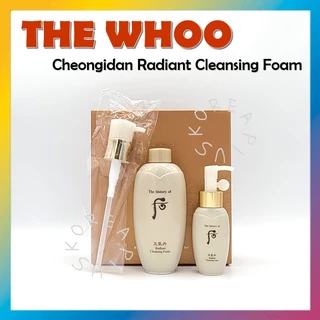[THE WHOO] Cheongidan Espuma De Limpeza Radiante 200ml/Conjunto
