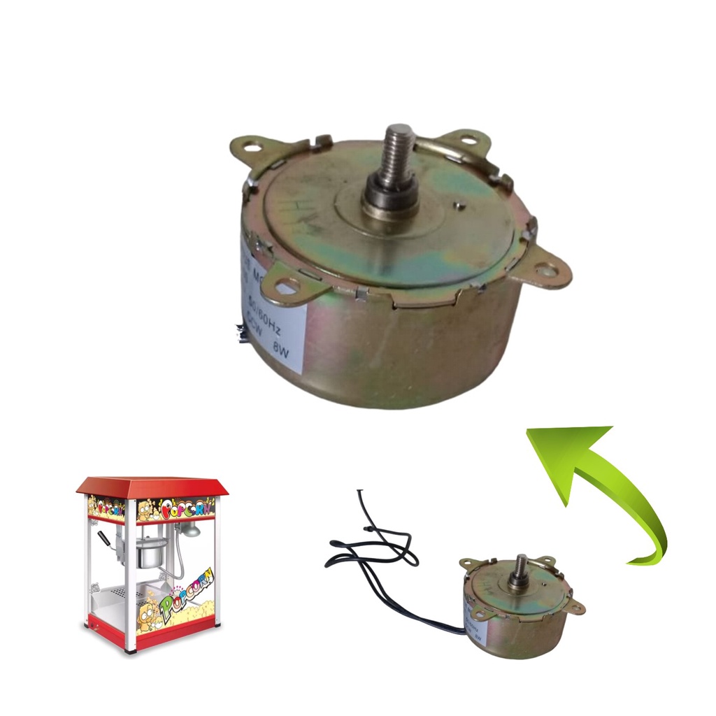 Motor Para Pipoqueira Eletrica Popcorn Profissional Original | Shopee ...