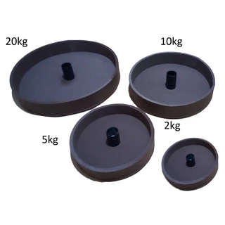 Forma Anilha Concreto Kit 20kg/10kg/5kg/2kg