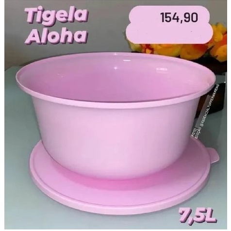 Tupperware Tigela Aloha Rosa Original | Shopee Brasil