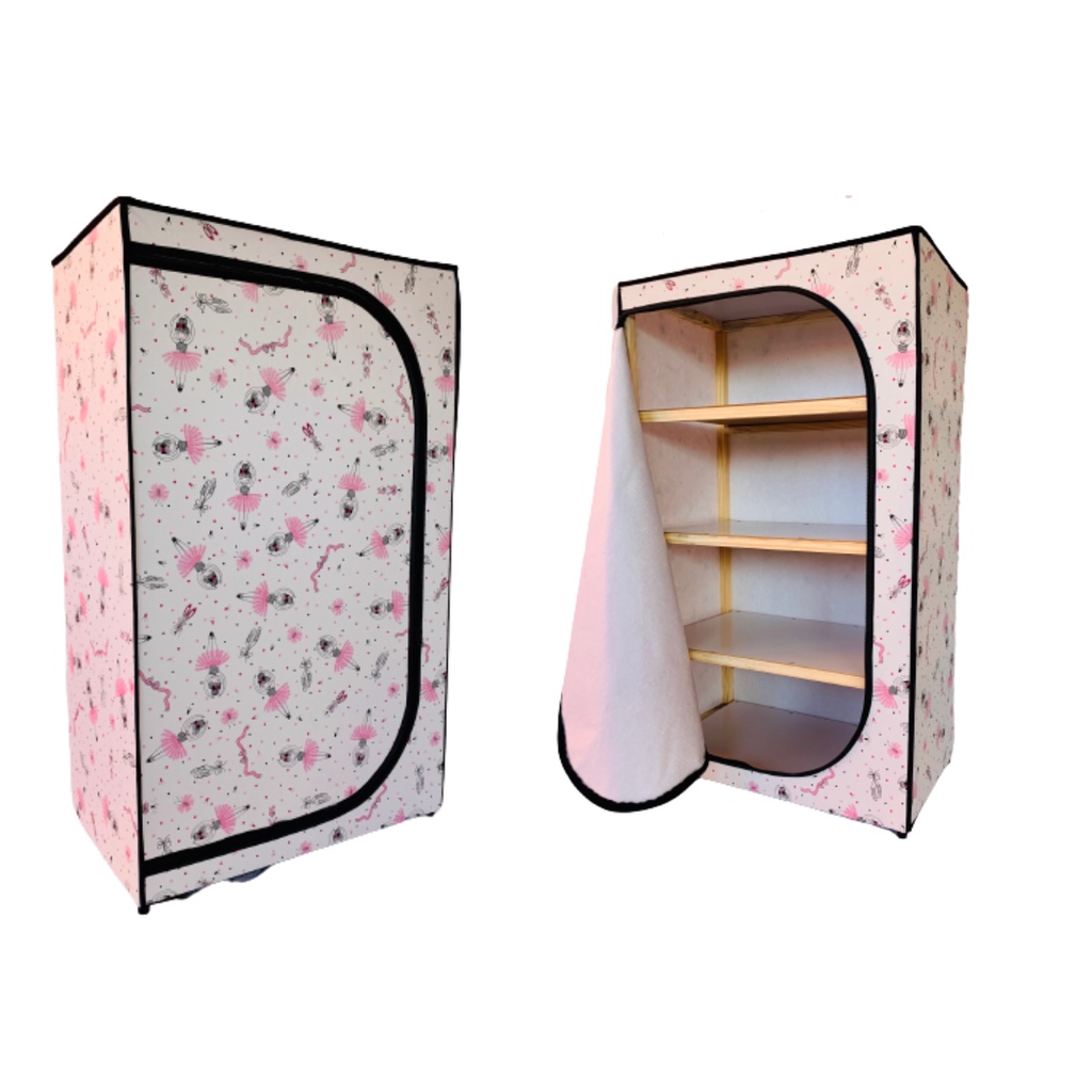 Sapateira Organizadora Grande Bis Casal Para Quartos, Zíper