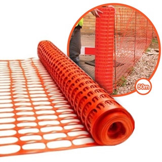 Fita Tela Tapume Cerquite Fit Construção Civil Rolo 1,20X50mt Laranja Plastcor