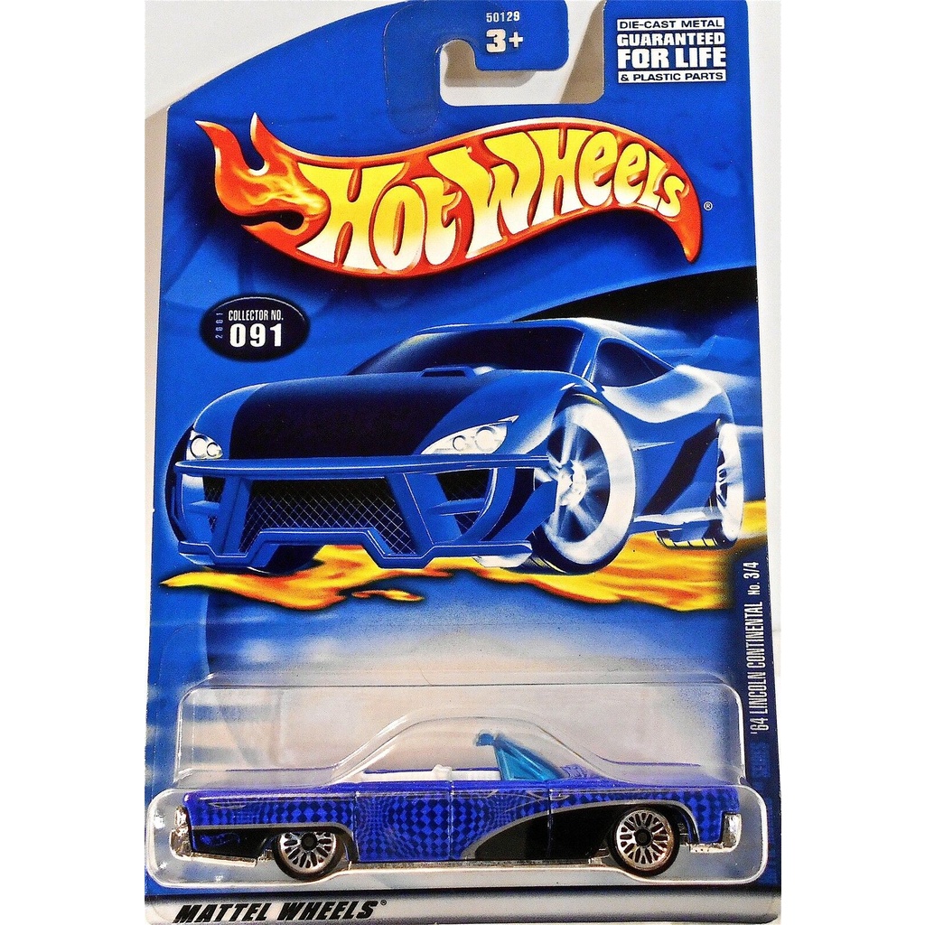 Hot Wheels Lincoln Continental 1964 Conversível Mattel 1:64