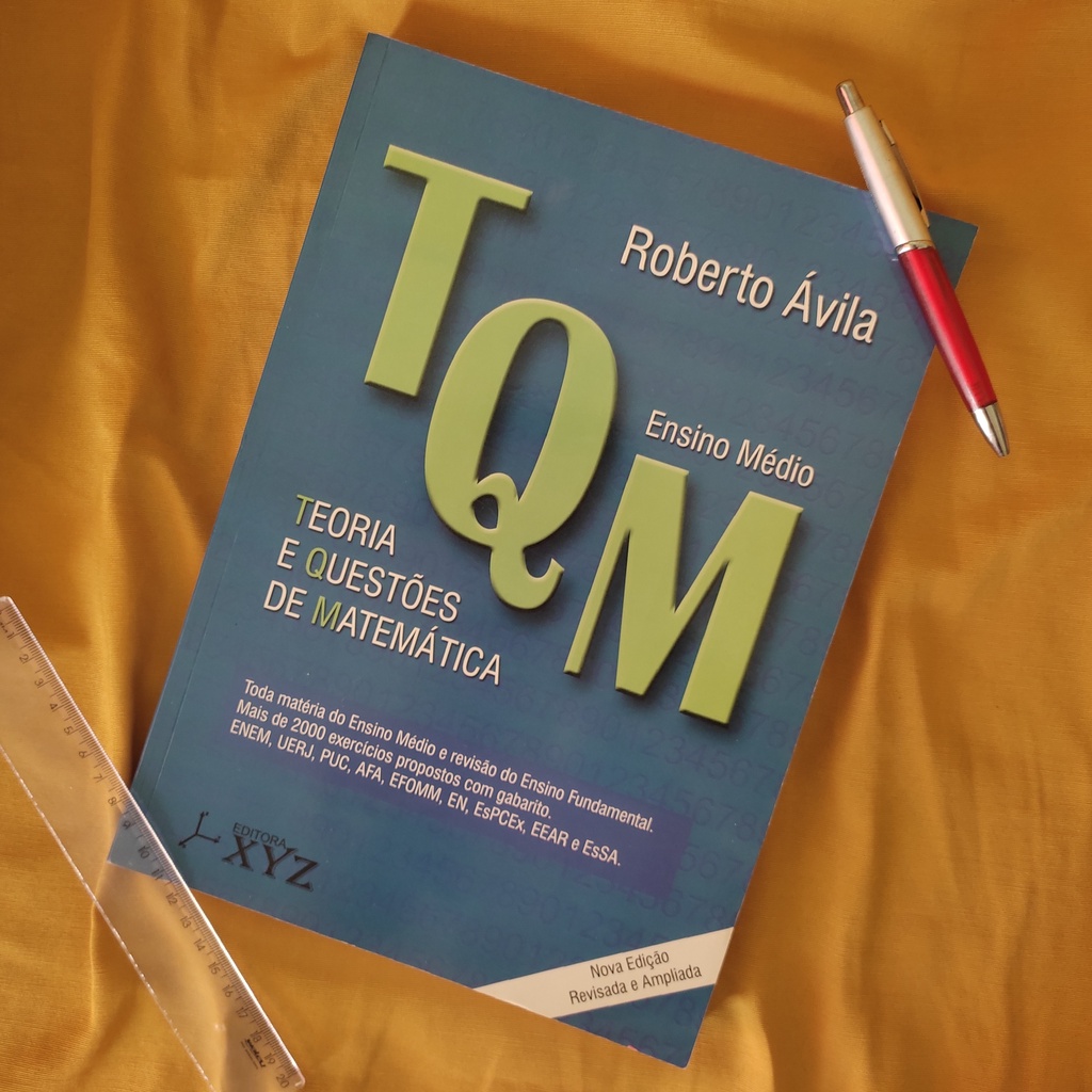 Livro Teoria e Questões de Matemática (TQM) Ensino Médio - Roberto Ávila