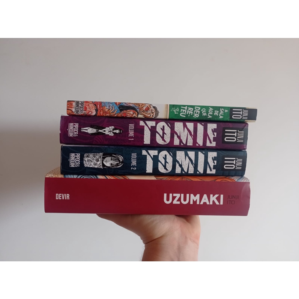 Kit Junji Ito Uzumaki Tomie Completo Volumes 01 E 02 A Sala De