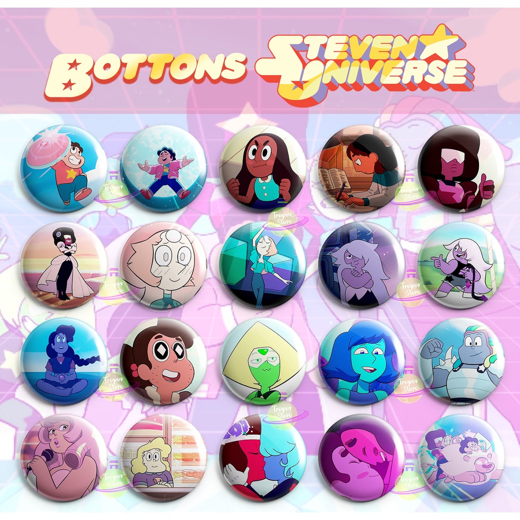 Botton ou Ímã Personagens Steven Universe