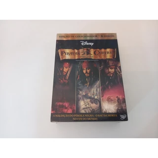 Dvd Box - Piratas Do Caribe - Trilogia 6 Discos