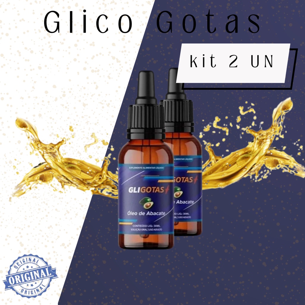 2 GLICO GOTAS ORIGINAL | Shopee Brasil