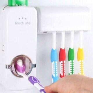 Dispenser de Creme Dental Pasta de Dente Suporte Escova Dente COR ALEATORIO