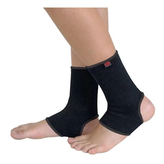 Tornozeleira Infantil Elástica Kids Realtex Preta - Par ref. 280
