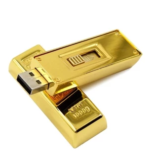 Pen drive barra de ouro c/personalizacao 4gb/8gb/16gb/32gb