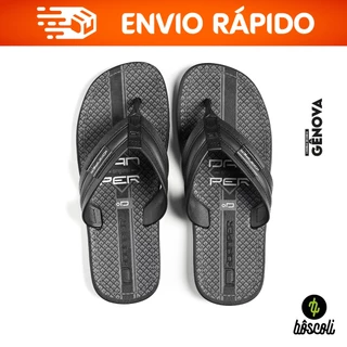 Chinelo de dedo Masculino Adulto Genova Preto