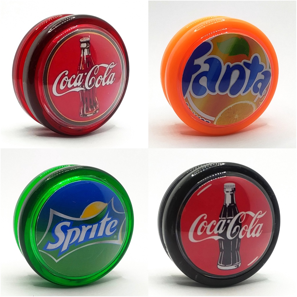 Kit Coleção 4 yoyos Coca-Cola Retrô anos 80 yo-yo Profissional com Eixo ...