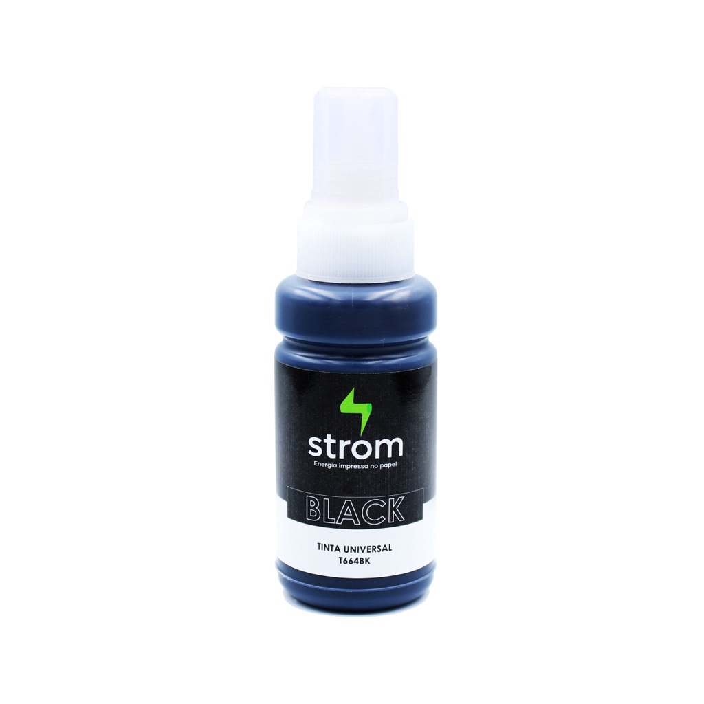 Refil Tinta Preta Compatível para Epson 664 L365 L375 L355 L200 - BLACK
