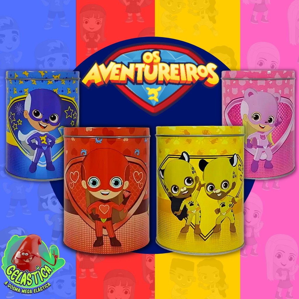 Super SLIME Pote 1Kg Mega Bolha Os Aventureiros Lavável Com Cheirinho Brinquedos Para Crianças Meninas E Meninos Luccas Neto Super Poderes Gelástica