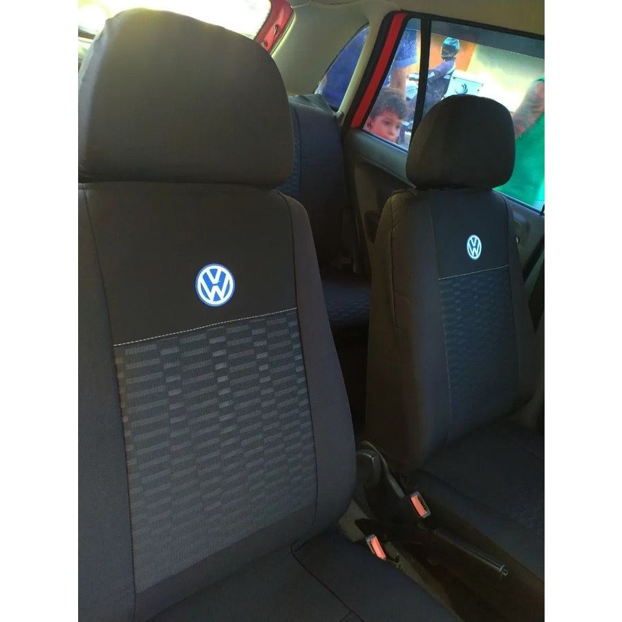 Conjunto de Capas Para Banco Automotivo em Tecido Original Volkswagen Gol Voyage Saveiro