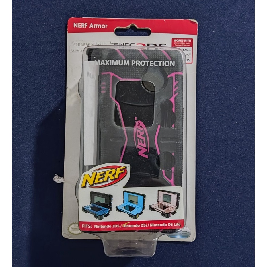 Capa Case Nerf Para Nintendo 3ds Ds Lite Ou Dsi Shopee Brasil