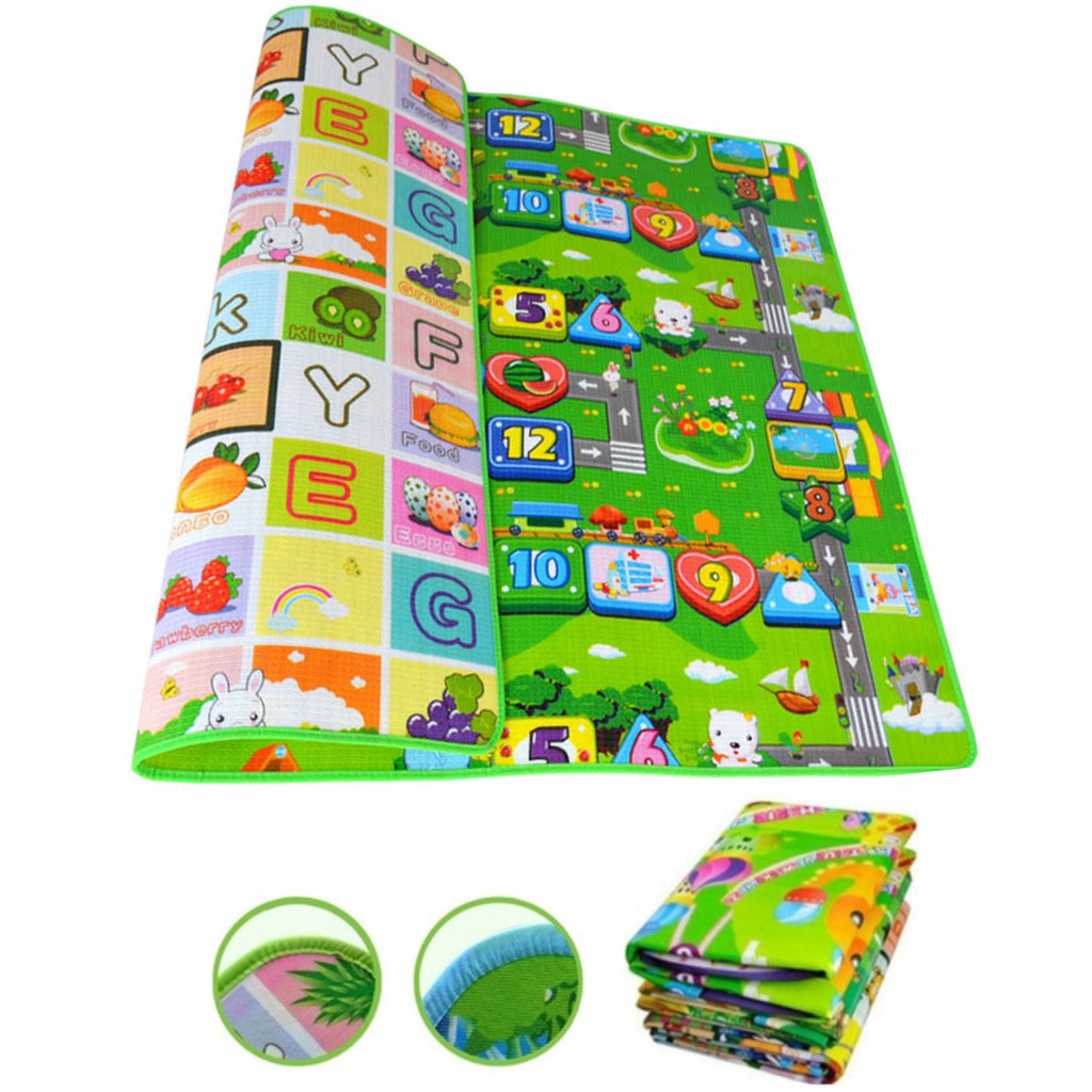 Tapete Tatame Infantil Bebe Engatinhar Educativo Atividade Dupla Face ...