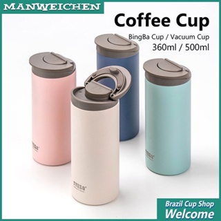 Caneca de café com isolamento de aço inoxidável Garrafa de água 360ML500ML Garrafa de bebida 4 Cores