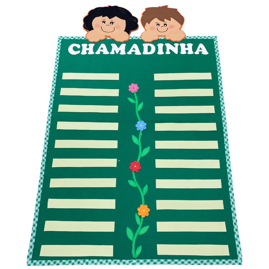 Painel Chamadinha Crianças em EVA para Decoração Escolar | Shopee Brasil