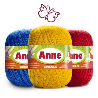 Linha Fio Anne 500m Circulo - Crochê/Tricô/Bordado em Oferta na Shopee