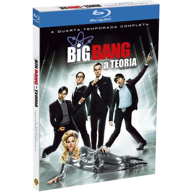 Blu-Ray The Big Bang Theory 4ª Temporada Completa Série Original