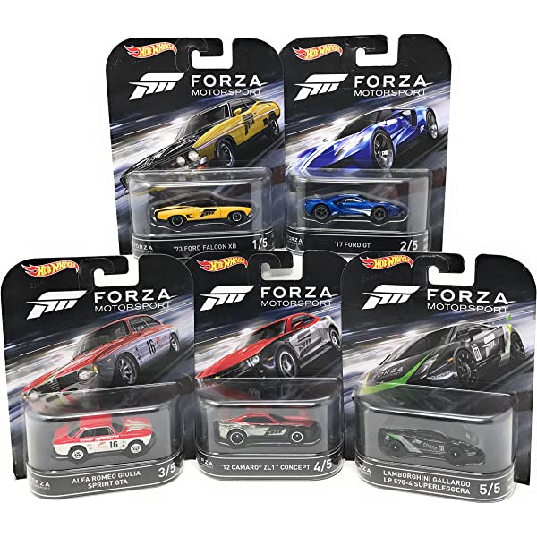 Hot Wheels Rodas Quentes Série 2016 FORZA Motorsport Retro Entretenimento Passeios Reais