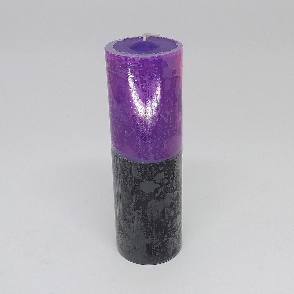 VELA 7 DIAS ROXA E PRETA | Shopee Brasil