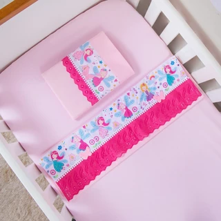 Jogo Lençol 3 Peças Bebê MINI BERÇO 89x38cm - Linha Luxo Percal 400 fios em Oferta na Shopee