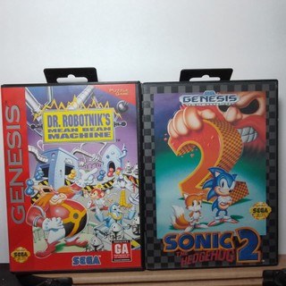 Sonic 1 2 Mega Drive Spinball dr. Robotniks Original | Shopee Brasil