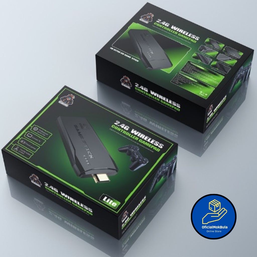 Console Stick Box 4k Retro com 2 Controles Sem Fio - Diversão ...
