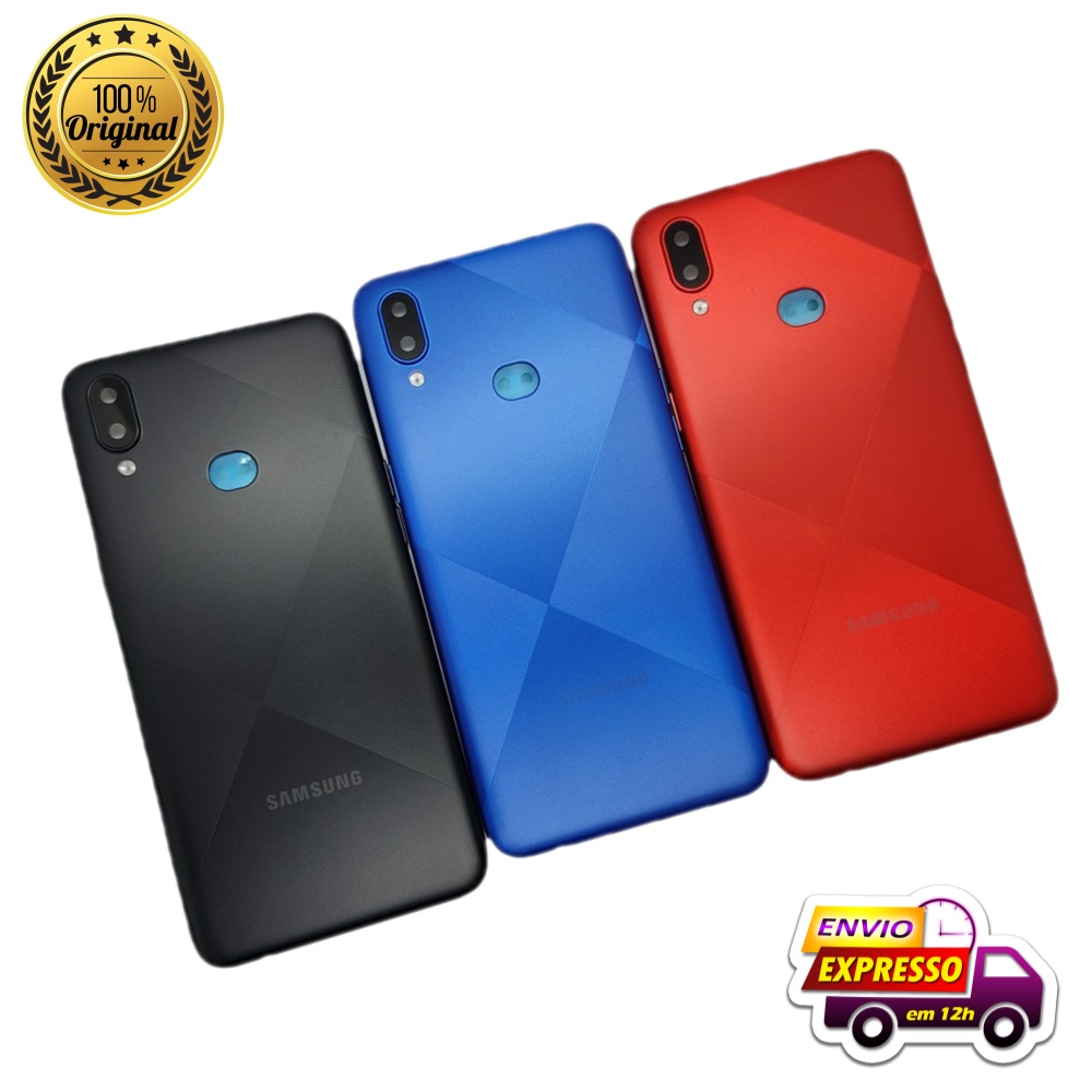 Tampa Traseira Vidro Traseiro para SAM Galaxy A10S + Garantia