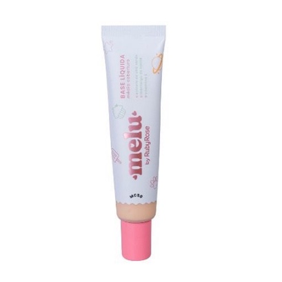 Base Líquida Vegana Melu by Ruby Rose-média cobertura | Shopee Brasil