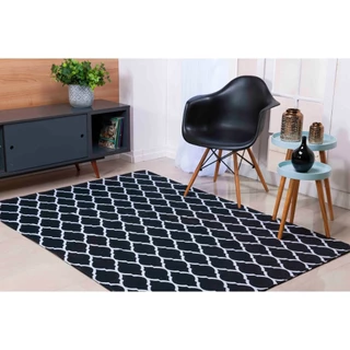 Tapete Para Sala Quarto Meninas 100X140 - Antiderrapante Luxuoso Antialérgico e Antiácaro