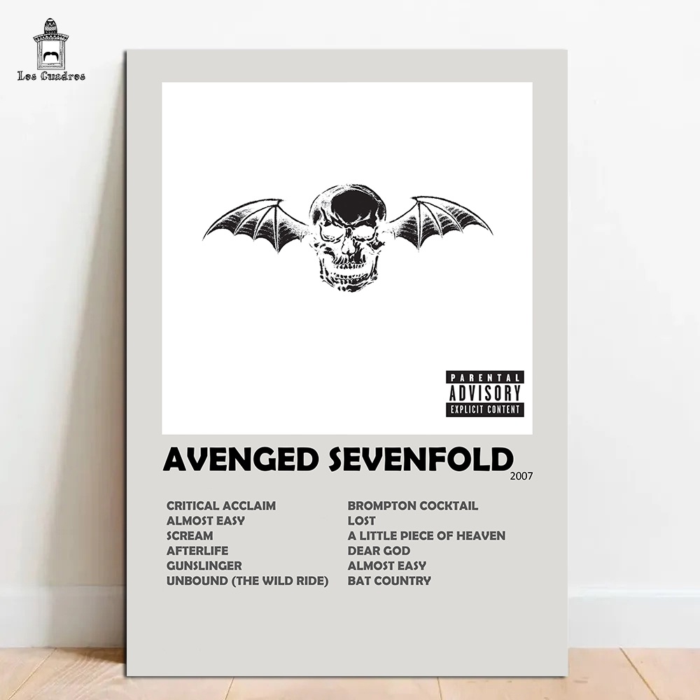 Quadro Placa Decorativa Avenged Sevenfold Life is But a Dream em MDF ...