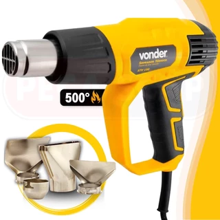 Soprador Térmico De Alta Temperatura Vonder STV150 127V 220V 1500w 60Hz Com 4 Bicos