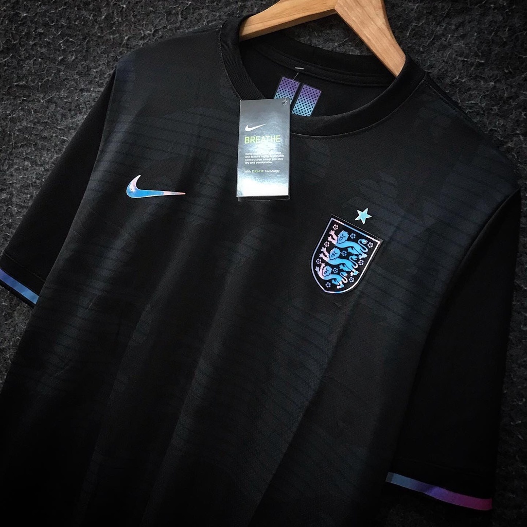 Camisa Inglaterra Preta Masculina 2022