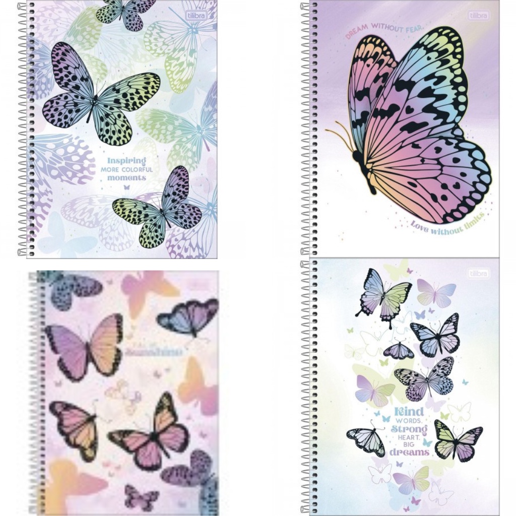 Caderno Espiral Capa Dura UniversitÁrio 10 MatÉrias Daisy 160 Folhas Shopee Brasil 0528