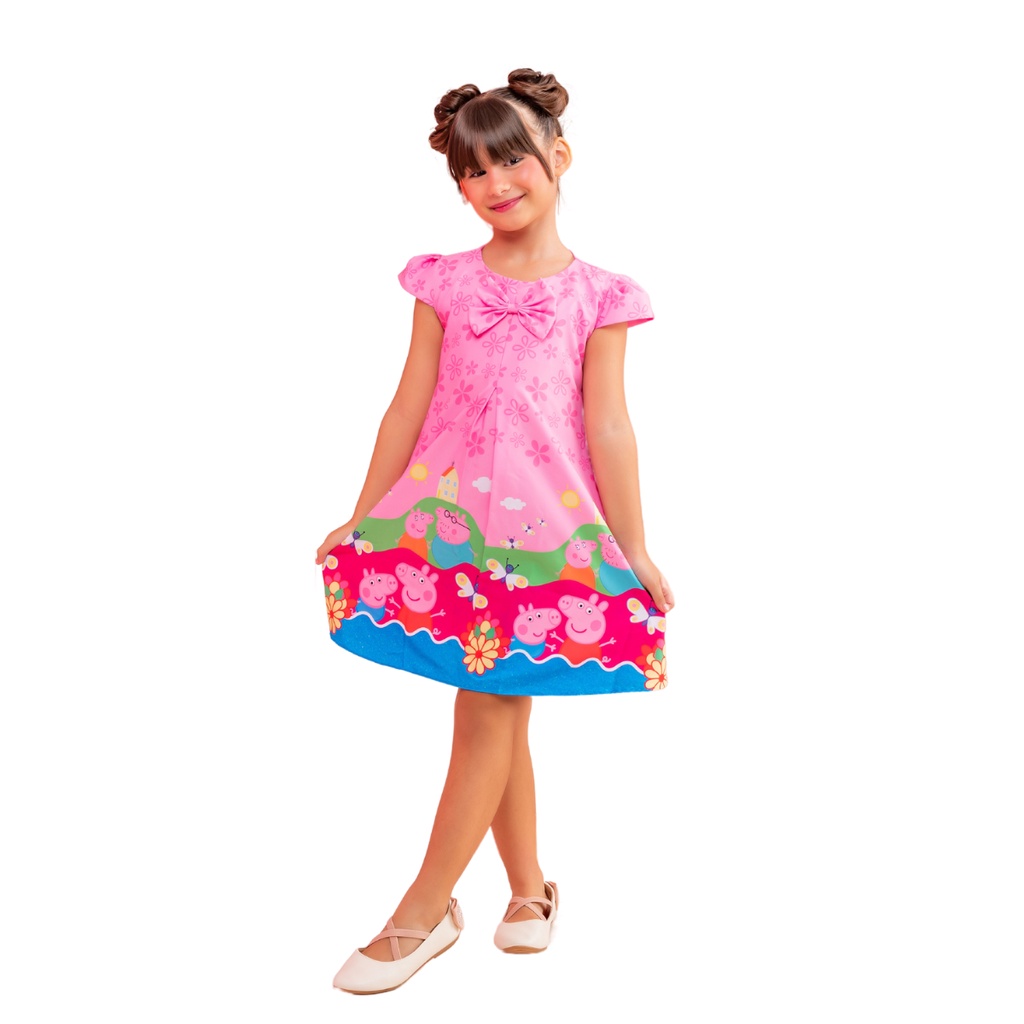 Vestido infantil luxo trapézio flores G 7 8 anos menina festa em Promoção  na Americanas