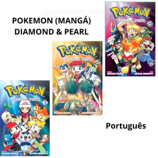 POKEMON (MANGÁ) Diamond and Pearl Novo Lacrado Volumes 1,2,3,4,5,6,7,8 Português