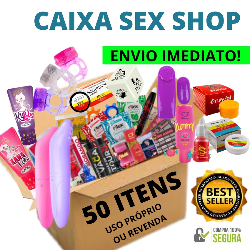 Caixa 50 Produtos Sex Shop Revender Produtos Sexo Sexuais Brinquedo