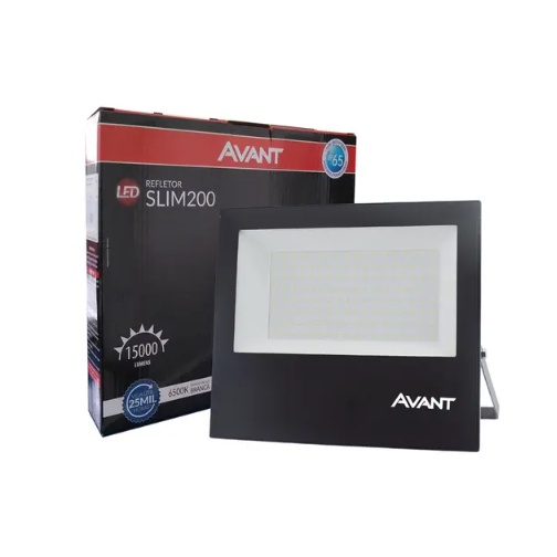Refletor 200W 6500K Branco Frio IP65 Avant