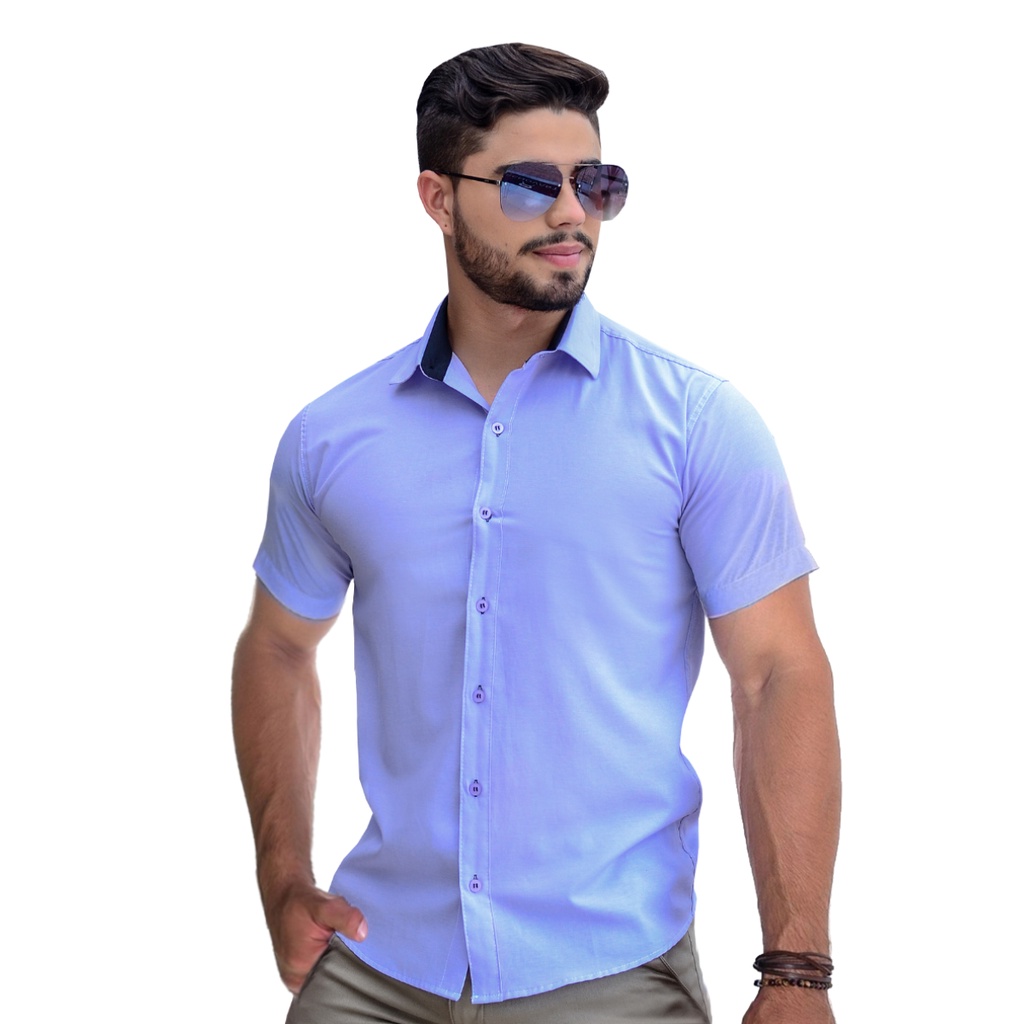 Camisa social best sale masculina estilosa