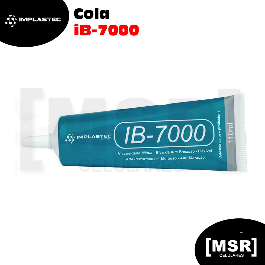 Cola Adesiva IMPLASTEC Multiuso Display Celulares 110ml IB-7000 ...