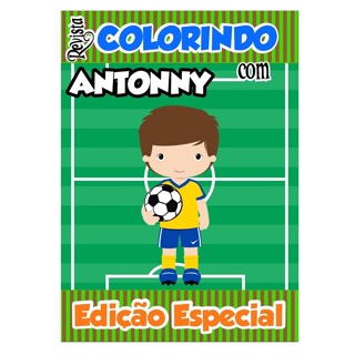 Livro para Colorir Futebol Meu livrinho - Extra Festas