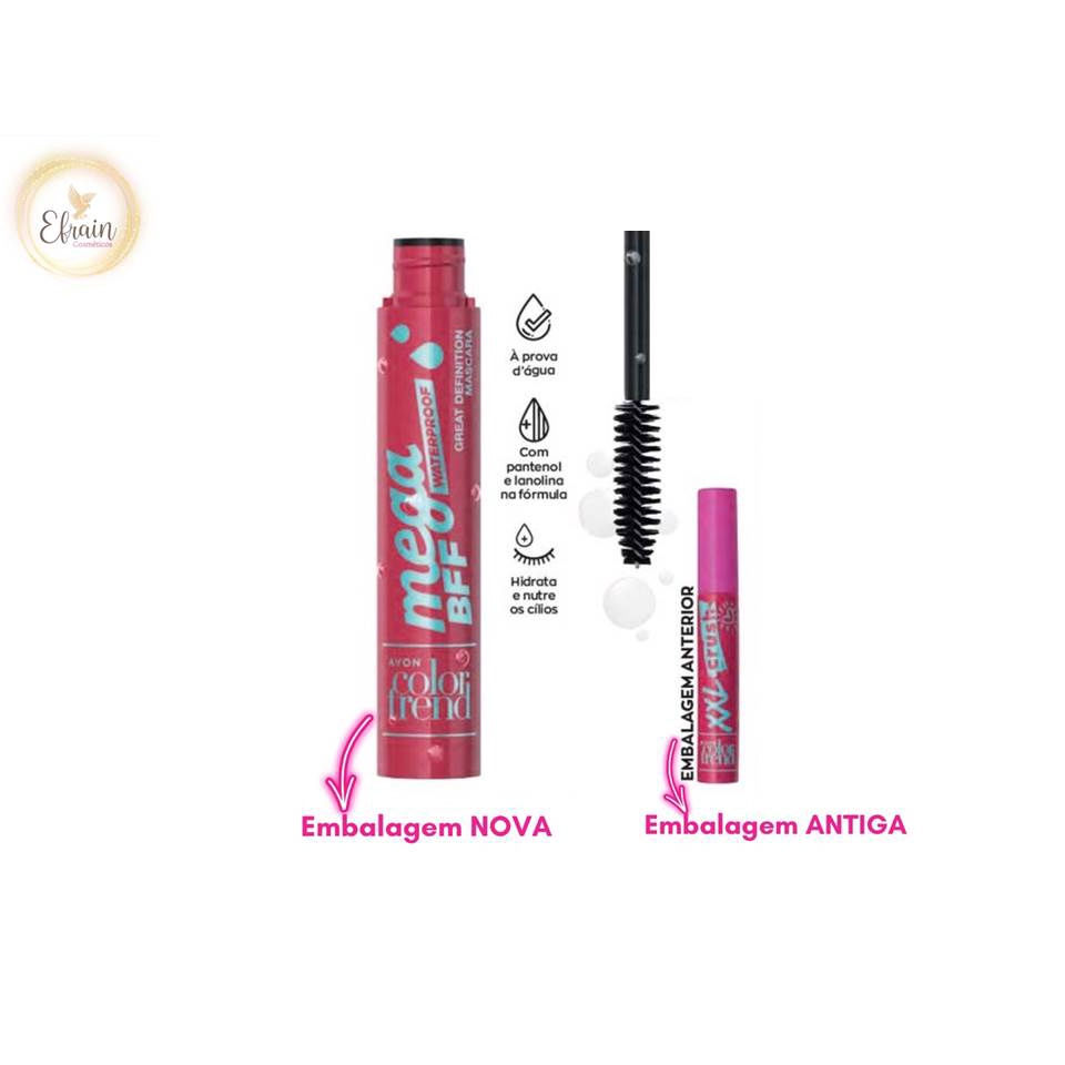 Mascara Avon Color Trend - Volume, Allongement, épaississement - Noir - 7 Ml - Neuf