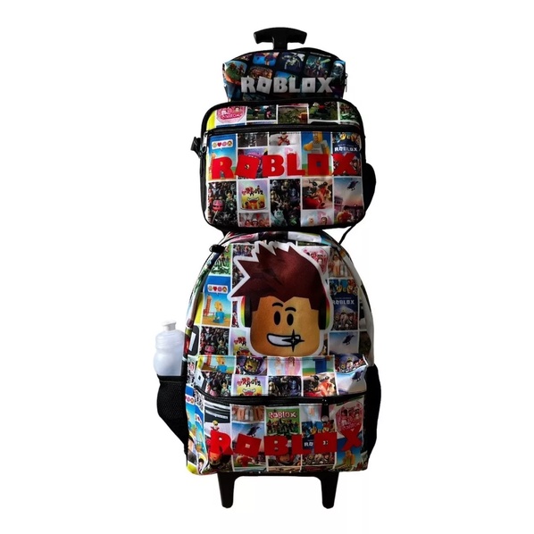 Bolsa Escolar Masculina Roblox Jogo Alça Costas Resistente - TOYS