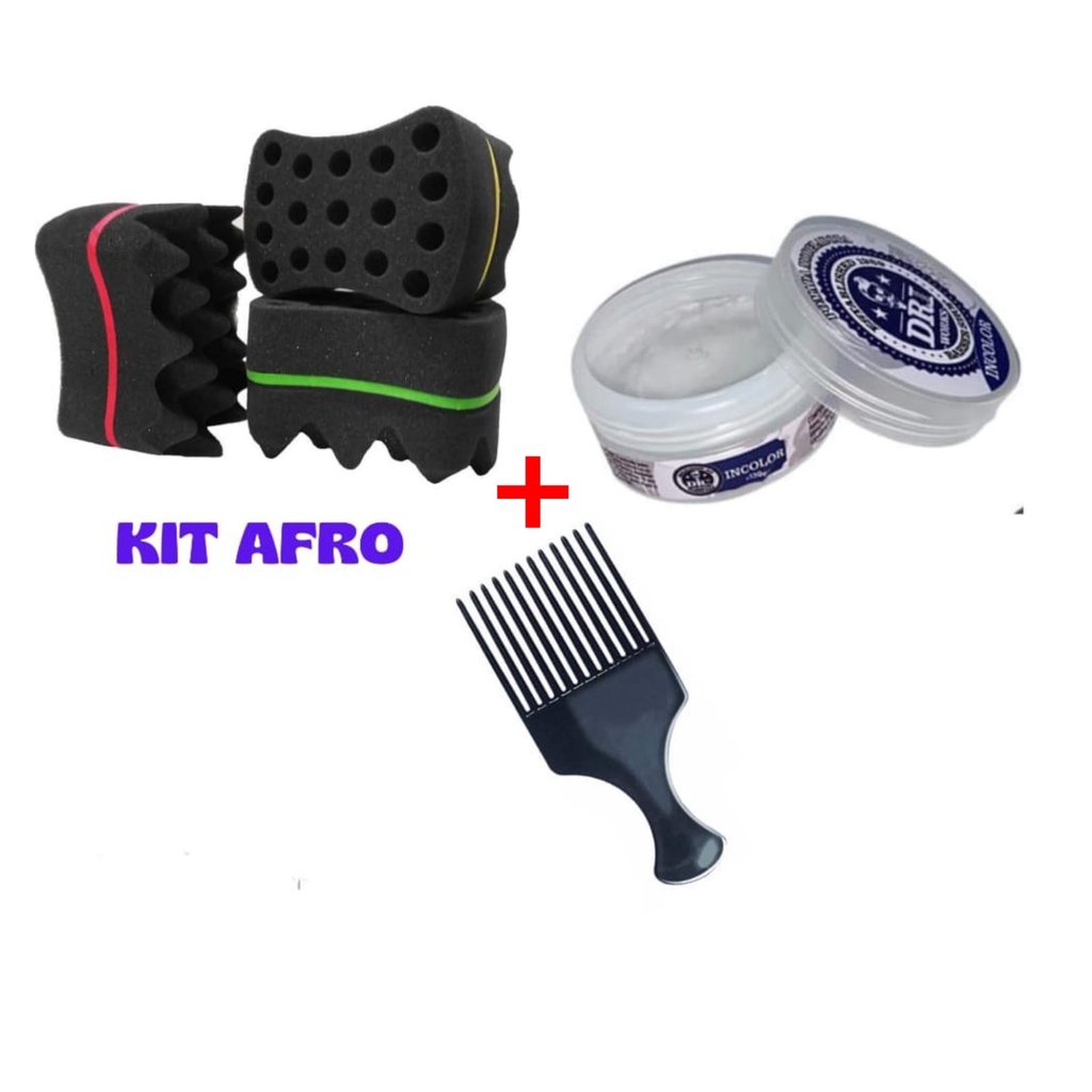 Kit Afro Nudreads Pomada Pente Para Cabelo Afro Shopee Brasil