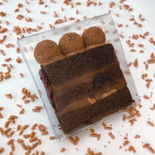 10 unidades - Embalagem Acetato para Slice Cake, Fatia Bolo/Torta