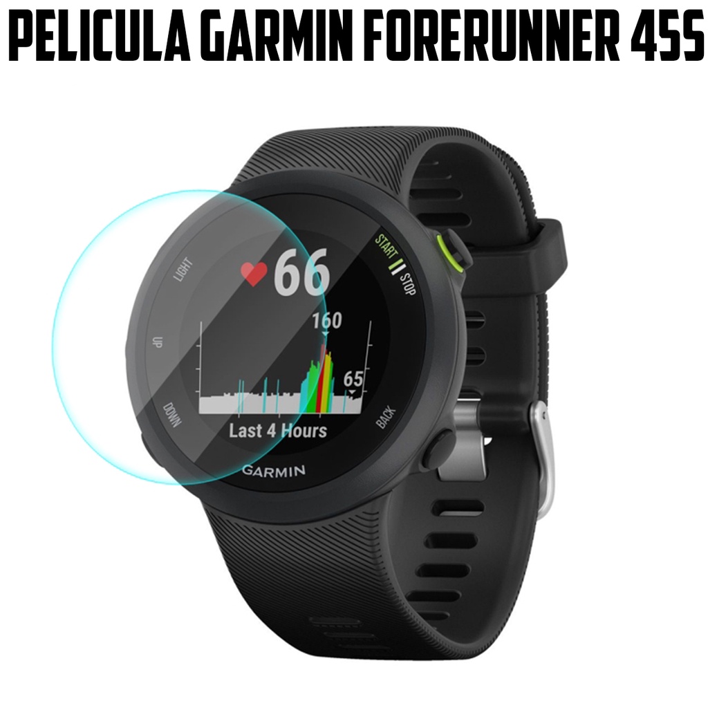 Película para Garmin Foreruner 45s de vidro temperado Proteção de Tela